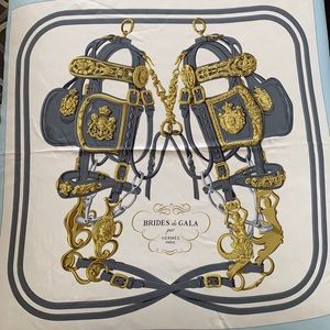 Hermès Brides de Gala scarf. Only wore 1 time!!